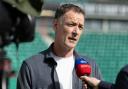 EDINBURGH, SCOTLAND - AUGUST 11: Chris Sutton speaks to Sky Sports during a William Hill Premiership match between Hibernian and Celtic at Easter Road, on August 11, 2024, in Edinburgh, Scotland. (Photo by Craig Foy / SNS Group)