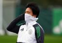 Reo Hatate in Celtic training