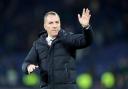 Celtic manager Brendan Rodgers celebrates after the Viaplay Cup semi final match at Hampden Park, Glasgow. Picture date: Saturday November 2, 2024. PA Photo. See PA story SOCCER Celtic. Photo credit should read: Steve Welsh/PA Wire.RESTRICTIONS: Use