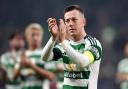 Celtic's Callum McGregor applauds the fans after the final whistle in the UEFA Champions League, league stage match at Celtic Park, Glasgow. Picture date: Tuesday November 5, 2024. PA Photo. See PA story SOCCER Celtic. Photo credit should read: Andrew