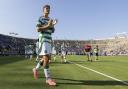 INDIANA, USA - JULY 27: Celtic’s Gustaf Lagerbielke applauds the fans at full time during a Pre-Season Friendly between Chelsea and Celtic at Notre Dame Stadium, on July 27, 2024, in Indiana, USA. (Photo by Ross MacDonald / SNS Group)