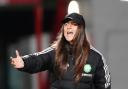 Celtic manager Elena Sadiku was sent off against Rangers