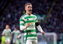 Celtic's Luke McCowan celebrates scoring their side's second goal of the game during the William Hill Premiership match at Celtic Park, Glasgow. Picture date: Saturday November 30, 2024. PA Photo. See PA story SOCCER Celtic. Photo credit should read: