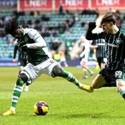 Rocco Vata made his debut at Easter Road