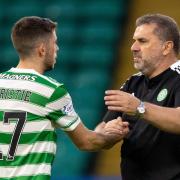 Ryan Christie and Ange Postecoglou