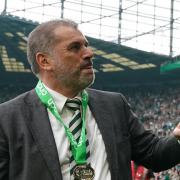 Ange Postecoglou at Celtic Park