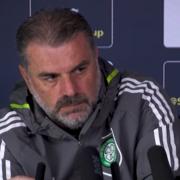 Ange Postecoglou addresses the media