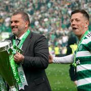 Ange Postecoglou and Callum McGregor