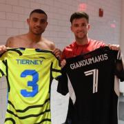 Giorgos Giakoumakis and Kieran Tierney