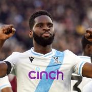 Odsonne Edouard celebrates scoring against West Ham