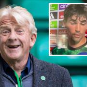 Gordon Strachan delivered a hilarious speech as he hailed Matt O'Riley's X-rated TV slip