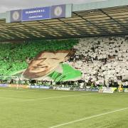 Celtic displayed a TIFO remembering Tommy Burns