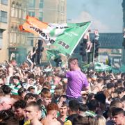 Celtic chiefs have urged supporters to be 'mindful' after wild title celebrations