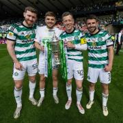 James Forrest and his teammates