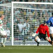 John Hartson during the 2003 League Cup final