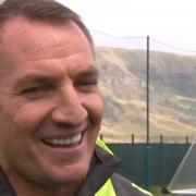 Brendan Rodgers laughed off a transfer poser