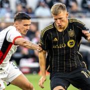 Mateusz Bogusz in action for LAFC