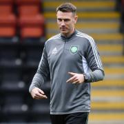 AIRDRIE, SCOTLAND - OCTOBER 11: Stephen McManus during a UEFA Youth League match between Celtic and RB Leipzig at the Excelsior Stadium, on October 11, 2022, in Airdrie, Scotland.  (Photo by Ross MacDonald / SNS Group)