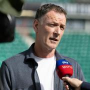 EDINBURGH, SCOTLAND - AUGUST 11: Chris Sutton speaks to Sky Sports during a William Hill Premiership match between Hibernian and Celtic at Easter Road, on August 11, 2024, in Edinburgh, Scotland. (Photo by Craig Foy / SNS Group)