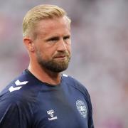 Denmark goalkeeper Kasper Schmeichel wasn’t happy with himself