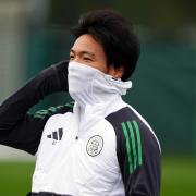 Reo Hatate in Celtic training