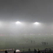 Pyro smoke delayed kick-off at Hampden