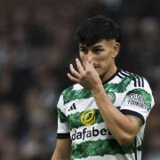 GLASGOW, SCOTLAND - FEBRUARY 17: Celtic's Alexandro Bernabei during a cinch Premiership match between Celtic and Kilmarnock at Celtic Park, on February 17, 2024, in Glasgow, Scotland. (Photo by Craig Foy / SNS Group)