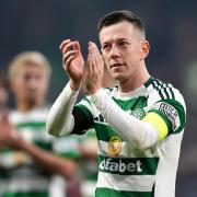 Celtic's Callum McGregor applauds the fans after the final whistle in the UEFA Champions League, league stage match at Celtic Park, Glasgow. Picture date: Tuesday November 5, 2024. PA Photo. See PA story SOCCER Celtic. Photo credit should read: Andrew