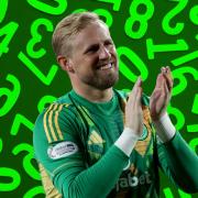 Kasper Schmeichel was a man possessed today in goals for Celtic