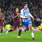 Matt O'Riley scores against Manchester City