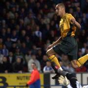 Henrik Larsson lifts the ball over the keeper and into the net at Ewood Park in 2002