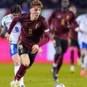 Arne Engels made his first start for Belgium in a 1-0 defeat to Italy