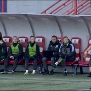 Celtic head coach Elena Sadiku sarcastically applauds the referees decision