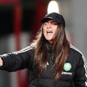 Celtic manager Elena Sadiku was sent off against Rangers