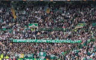 The Green Brigade unveiled a Celtic display ahead of their clash against Rangers