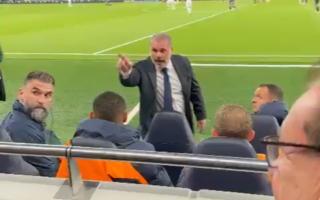 Ange Postecoglou loses it with the supporter