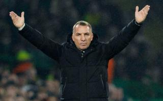 GLASGOW, SCOTLAND - NOVEMBER 05: Celtic manager Brendan Rodgers during a UEFA Champions League 2024/25 League Phase MD4 match between Celtic and RB Leipzig at Celtic Park, on November 05, 2024, in Glasgow, Scotland. (Photo by Craig Foy / SNS Group)