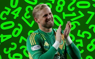 Kasper Schmeichel was a man possessed today in goals for Celtic